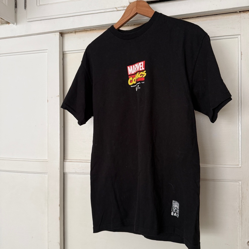 Marvel Comics T-Shirt Mens XL Black Front & Back Graphic Short Sleeve Avengers